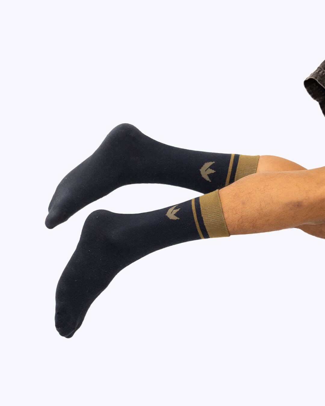 RWDY CREW SOCKS MIDNIGHT MOSS