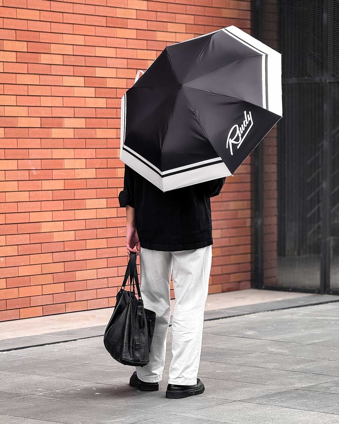 RWDY WEATHERPROOF UMBRELLA - NOIR