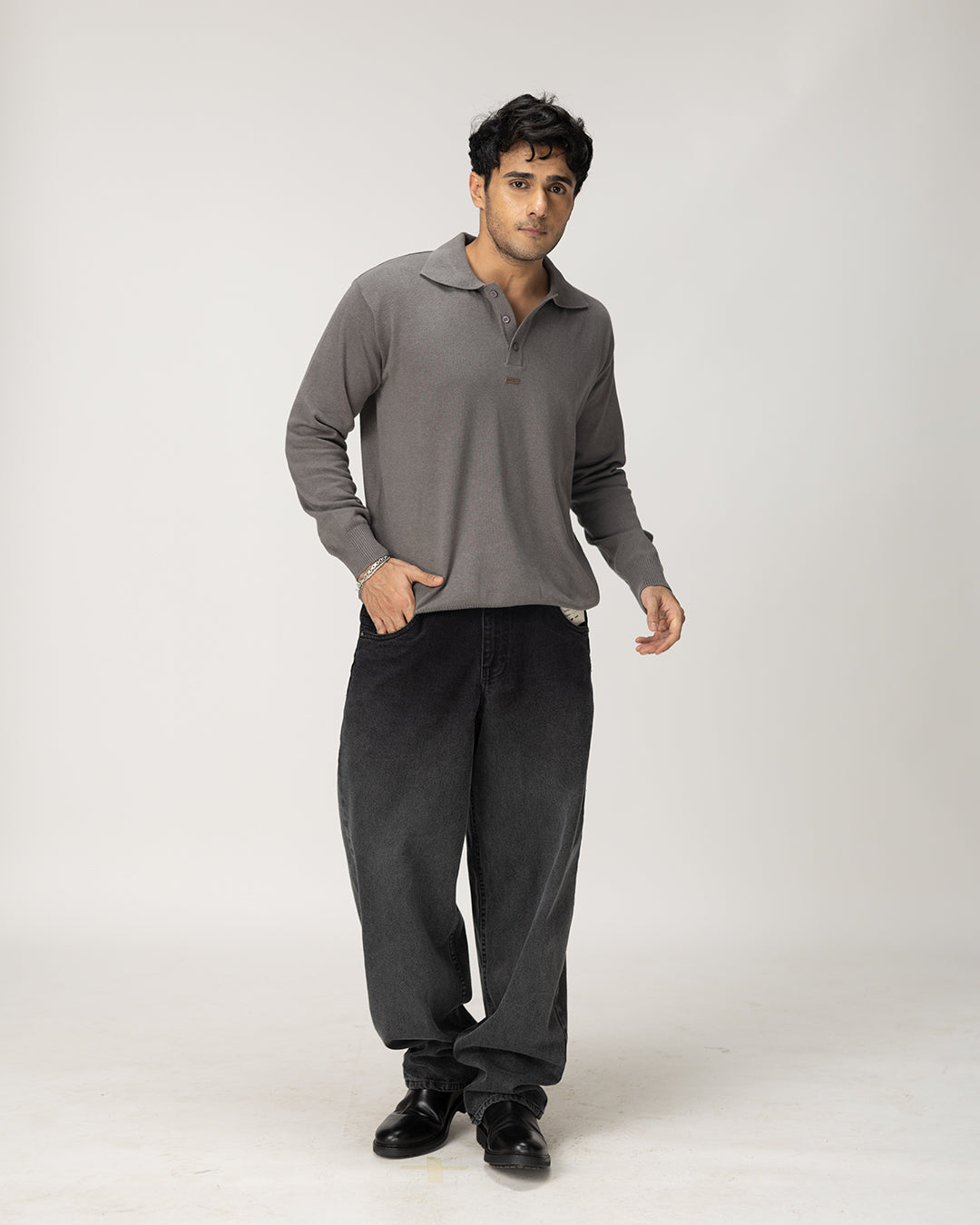 RWDY BAGGY FIT JEANS| JET BLACK