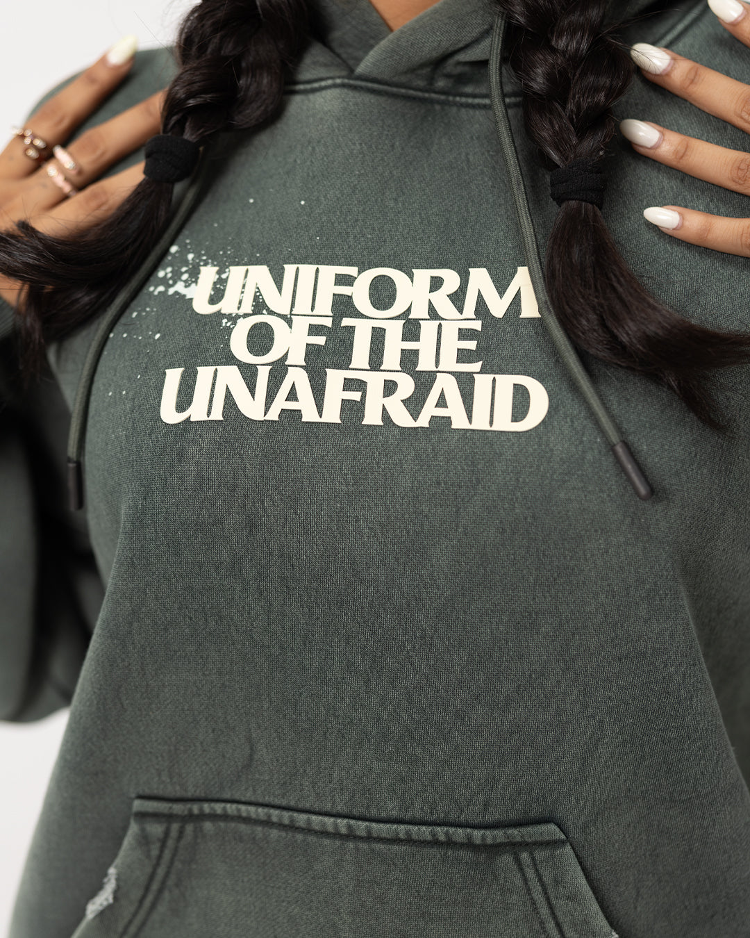 RWDY WASHED OVERSIZED HOODIE| SAGE GREEN