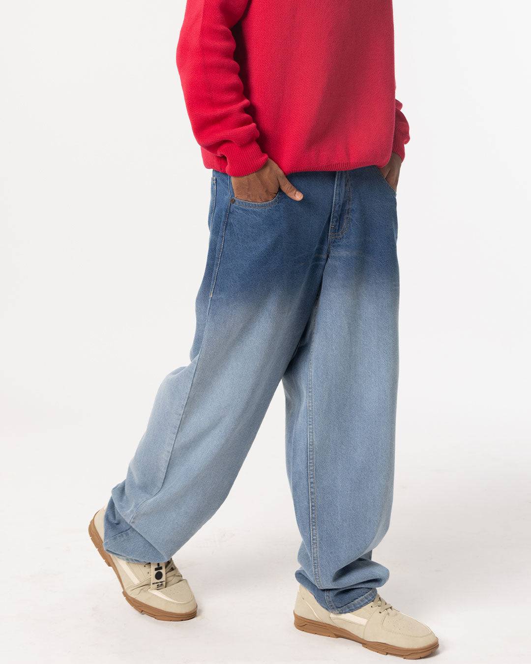 RWDY BAGGY FIT JEANS| ICE WASHED