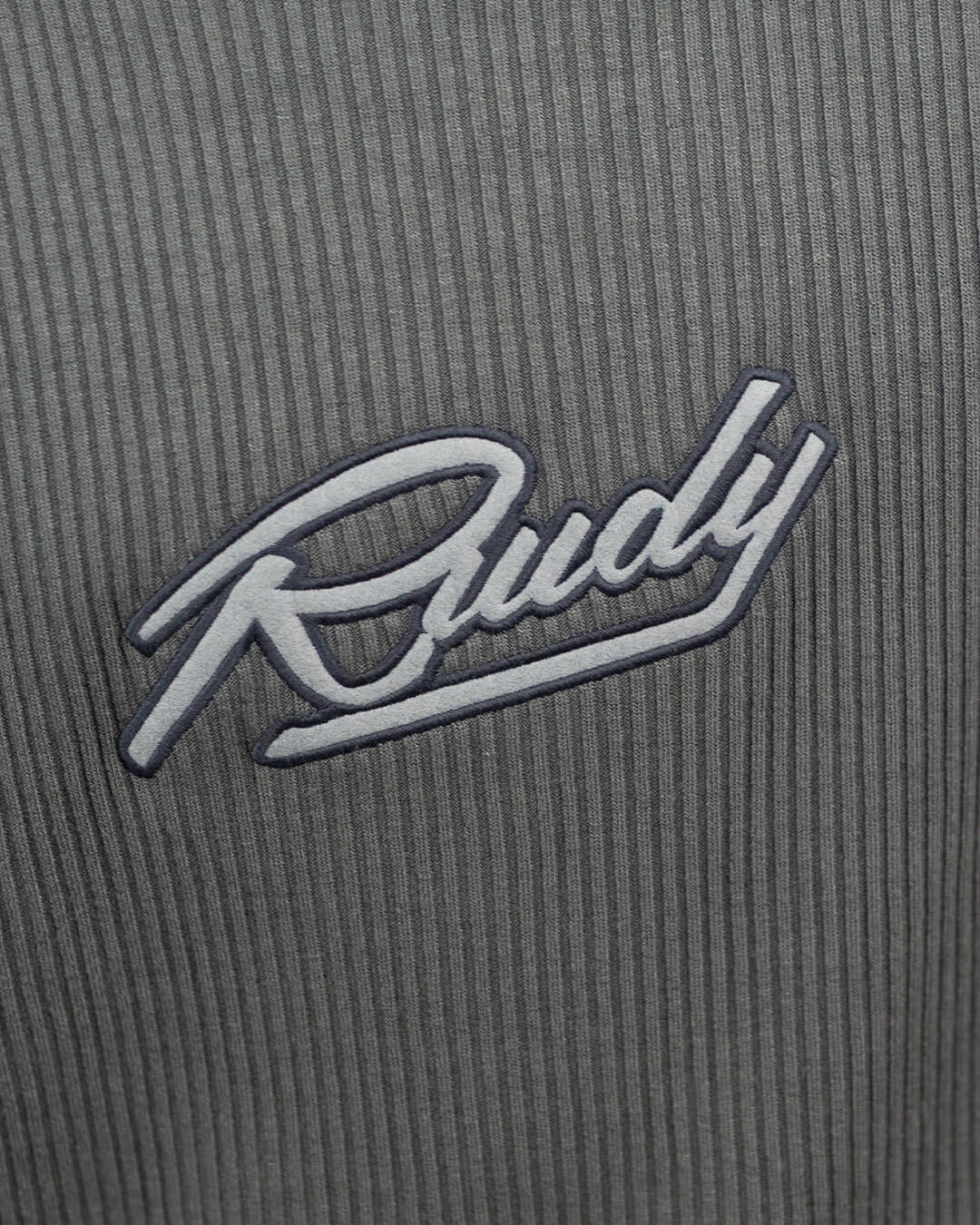 RWDY TEXTURE TEE IN CHARCOAL WAVE