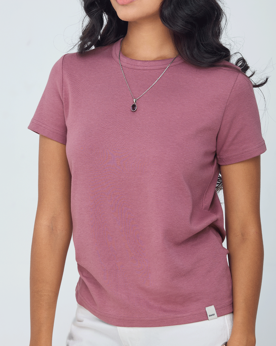 RWDY Duskline Muscle Tee in Ash Mauve