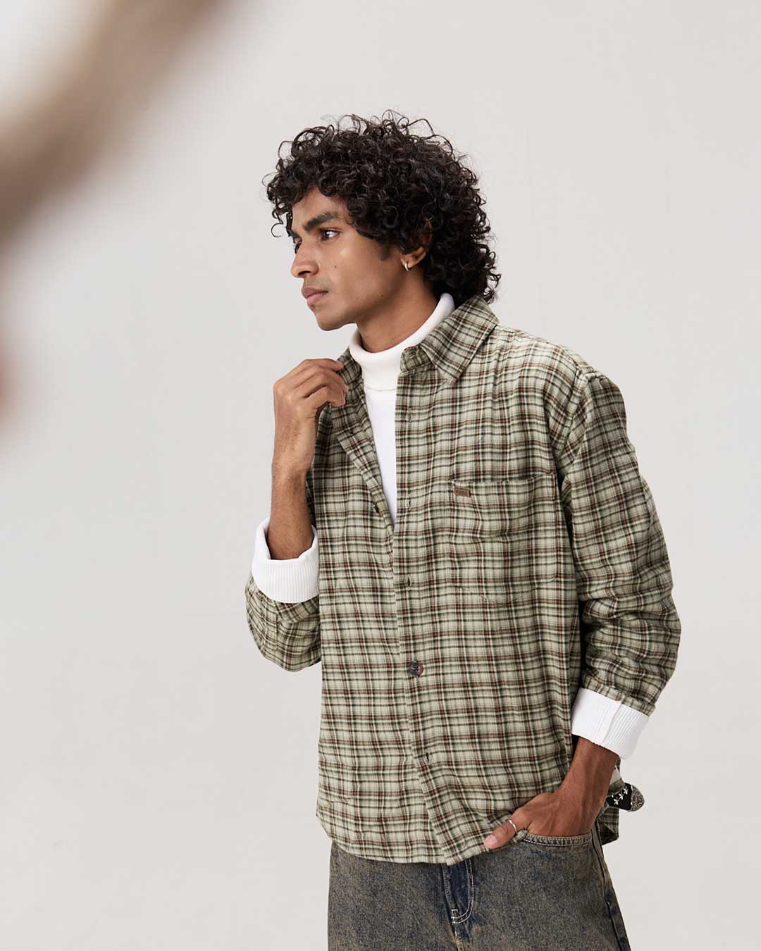 COLD FRONT FLANNEL | SAGE CHECK