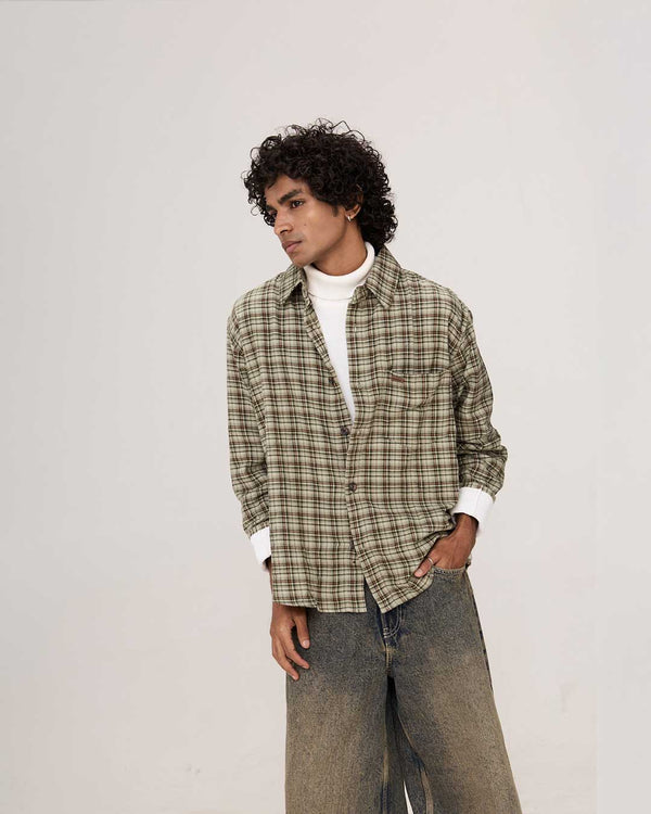 COLD FRONT FLANNEL | SAGE CHECK