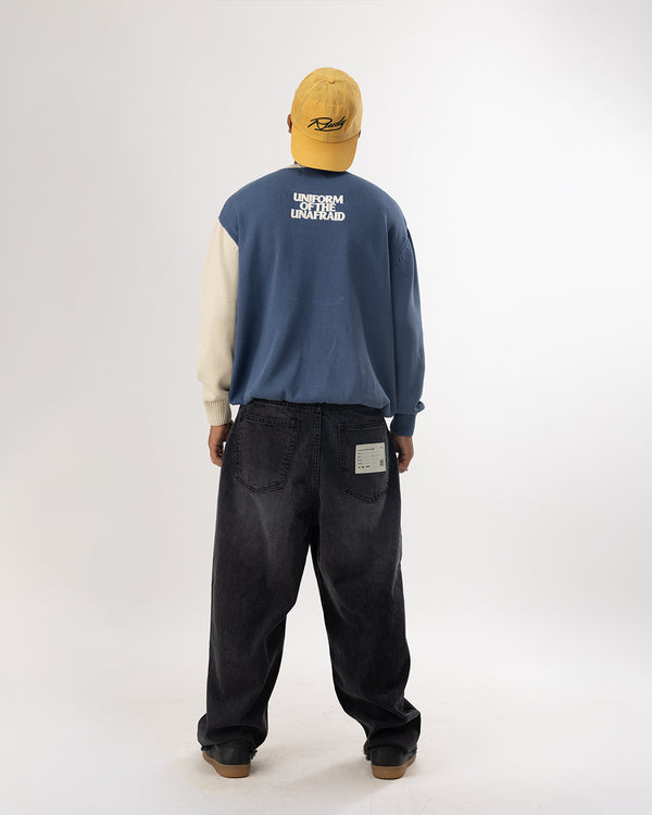 RWDY BLOCK KNIT SWEATER
