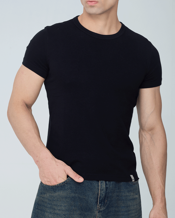RWDY Duskline Muscle Tee in Black