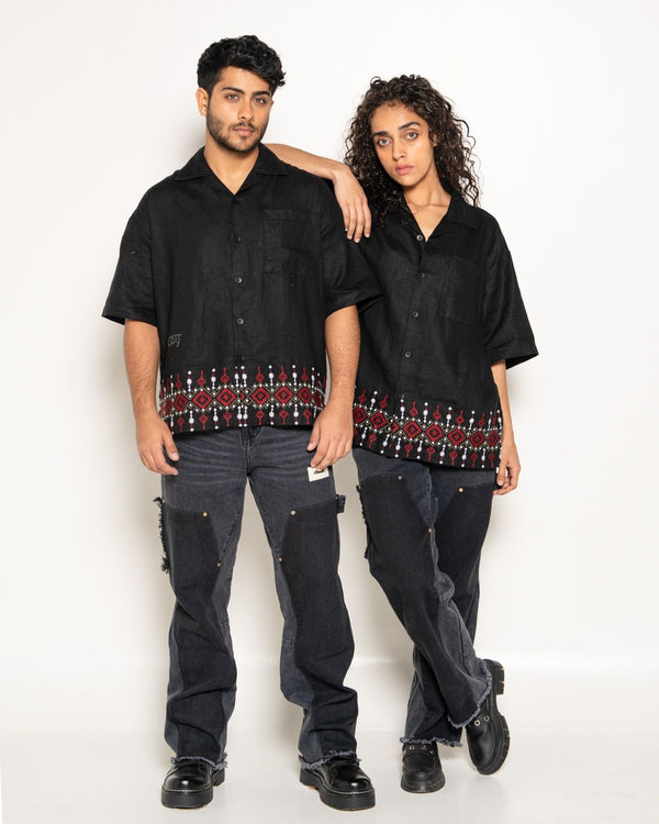 CULTURE EMBROIDERY SHIRT