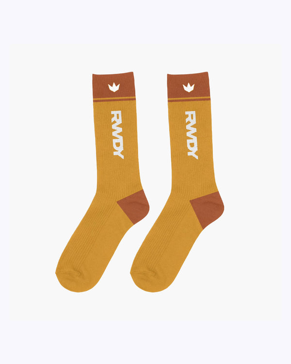 RWDY CREW SOCKS DESERT GOLD