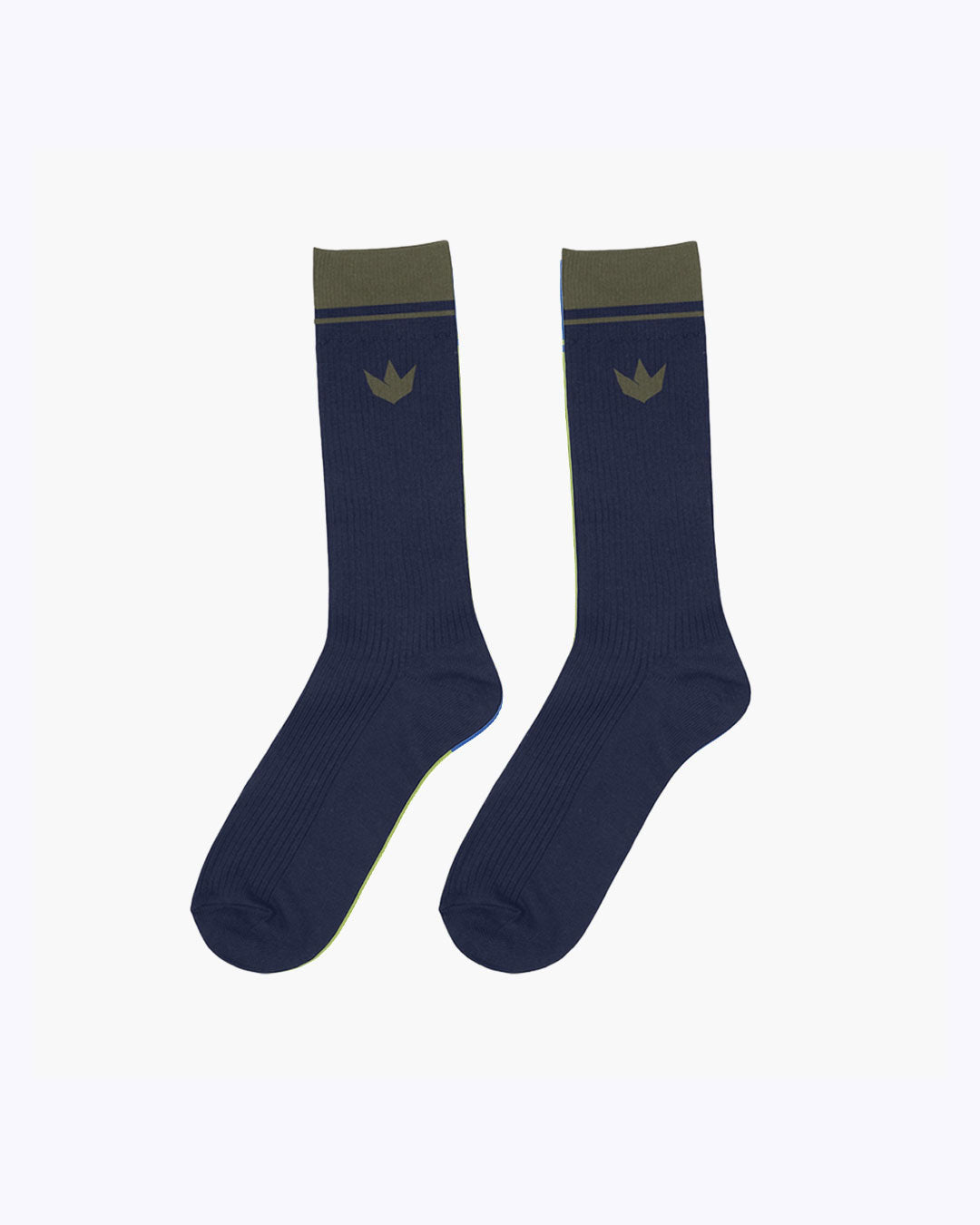 RWDY CREW SOCKS MIDNIGHT MOSS