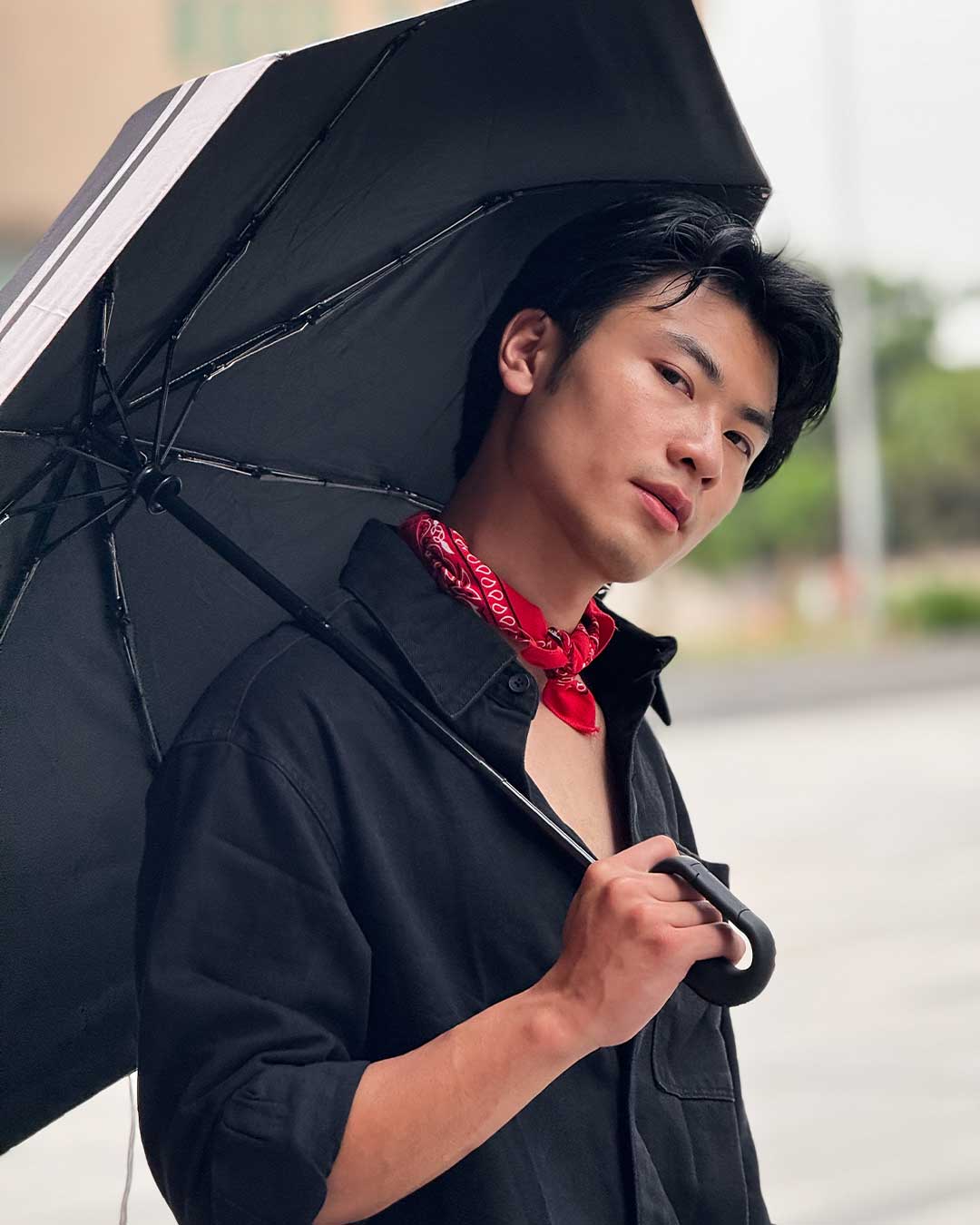 RWDY WEATHERPROOF UMBRELLA - NOIR