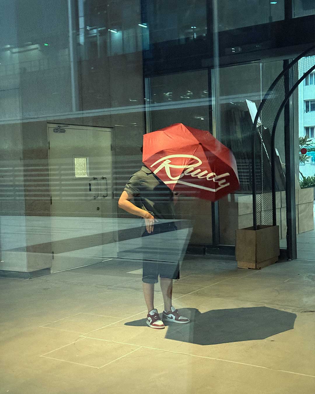RWDY WEATHERPROOF UMBRELLA - RAGE