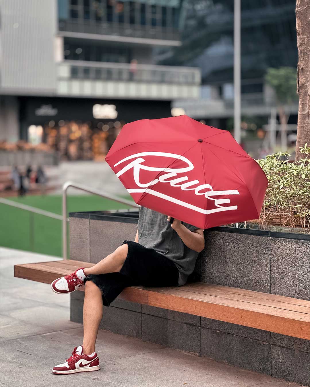 RWDY WEATHERPROOF UMBRELLA - RAGE