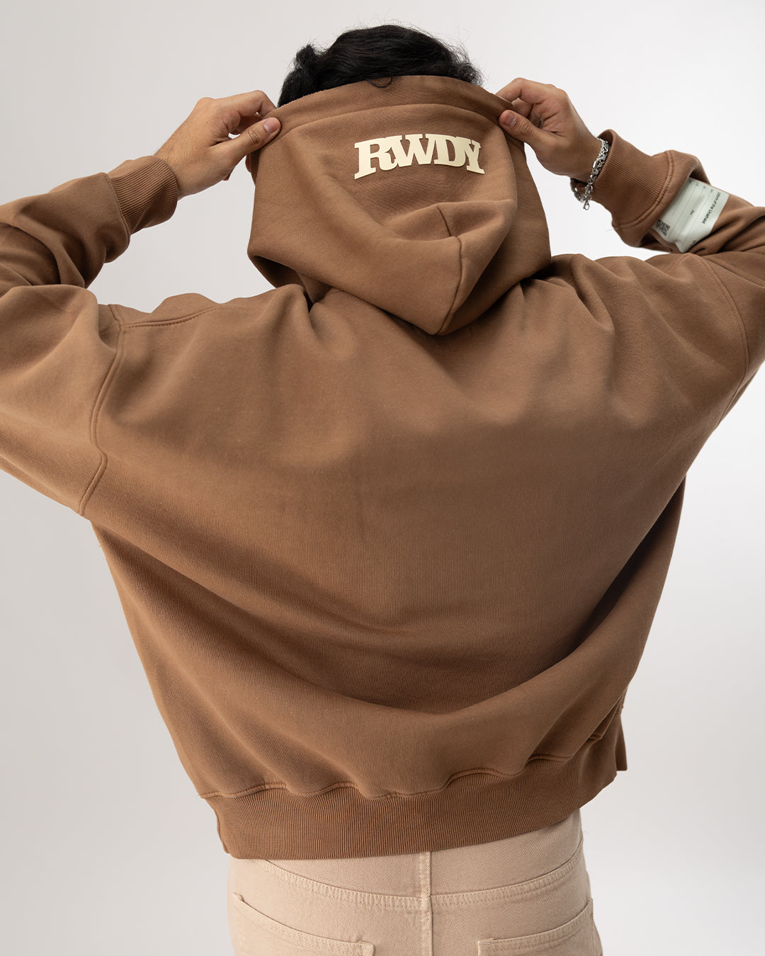 RWDY WASHED OVERSIZED HOODIE| SAND BEIGE