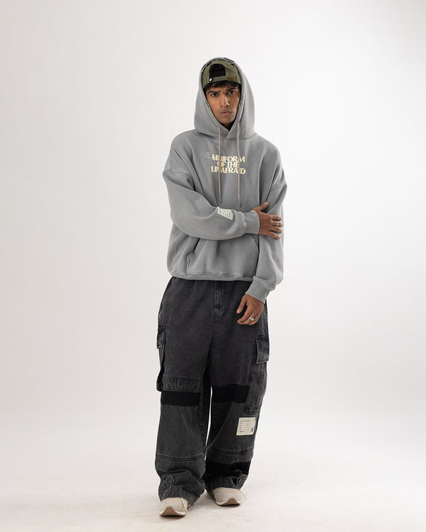 RWDY PATCH CARGO PANTS| BLACK