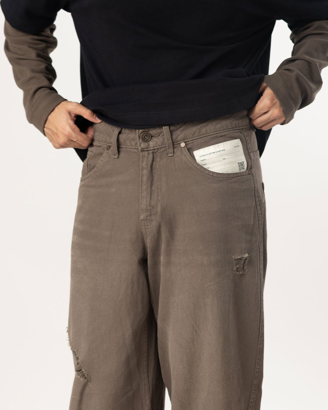 RWDY STRIGHT FIT JEANS| BEIGE WASHED
