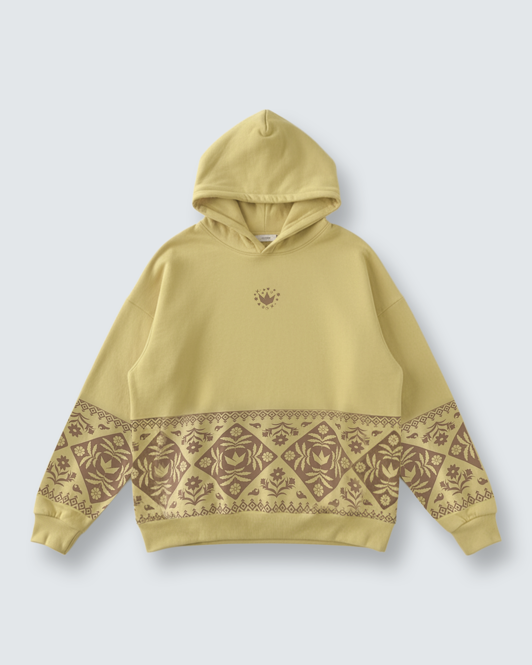THE LOVE HOODIE _ ALMOND