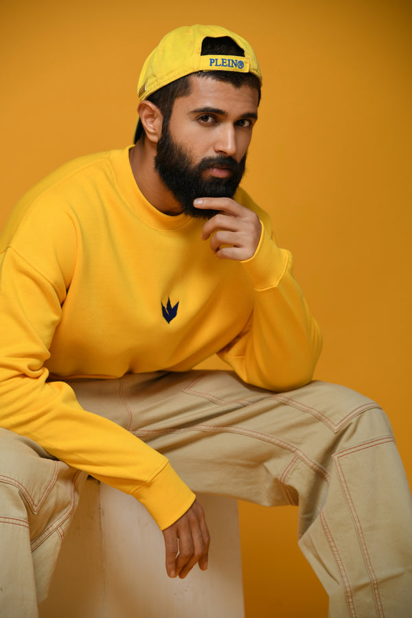 RWDY ESSENTIAL SWEATSHIRT in Yellow
