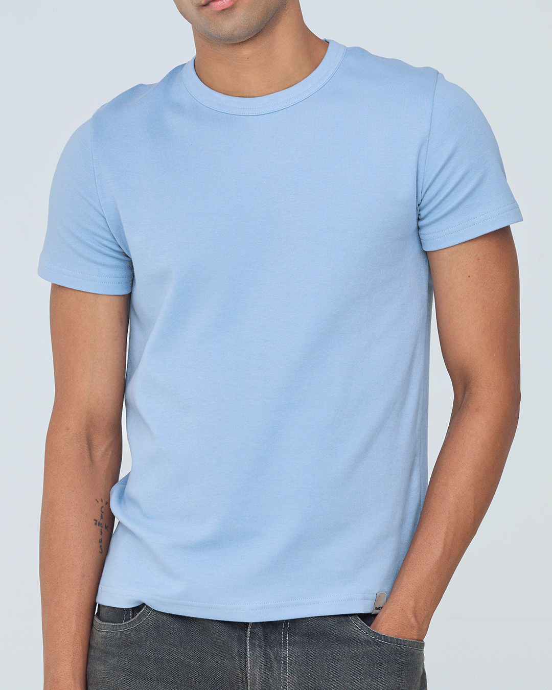 RWDY Duskline Muscle Tee in Sky Drift
