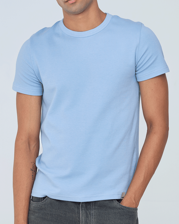 RWDY Duskline Muscle Tee in Sky Drift