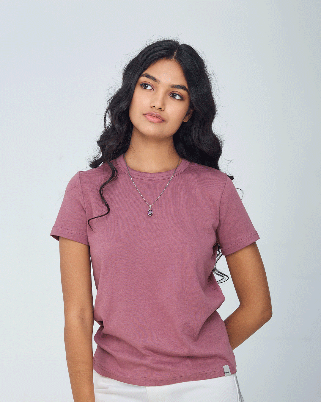 RWDY Duskline Muscle Tee in Ash Mauve