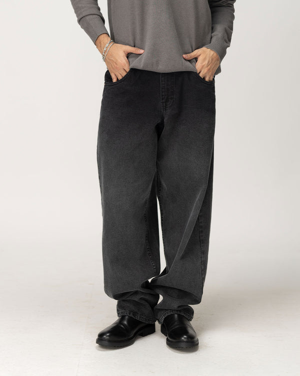 RWDY BAGGY FIT JEANS| JET BLACK