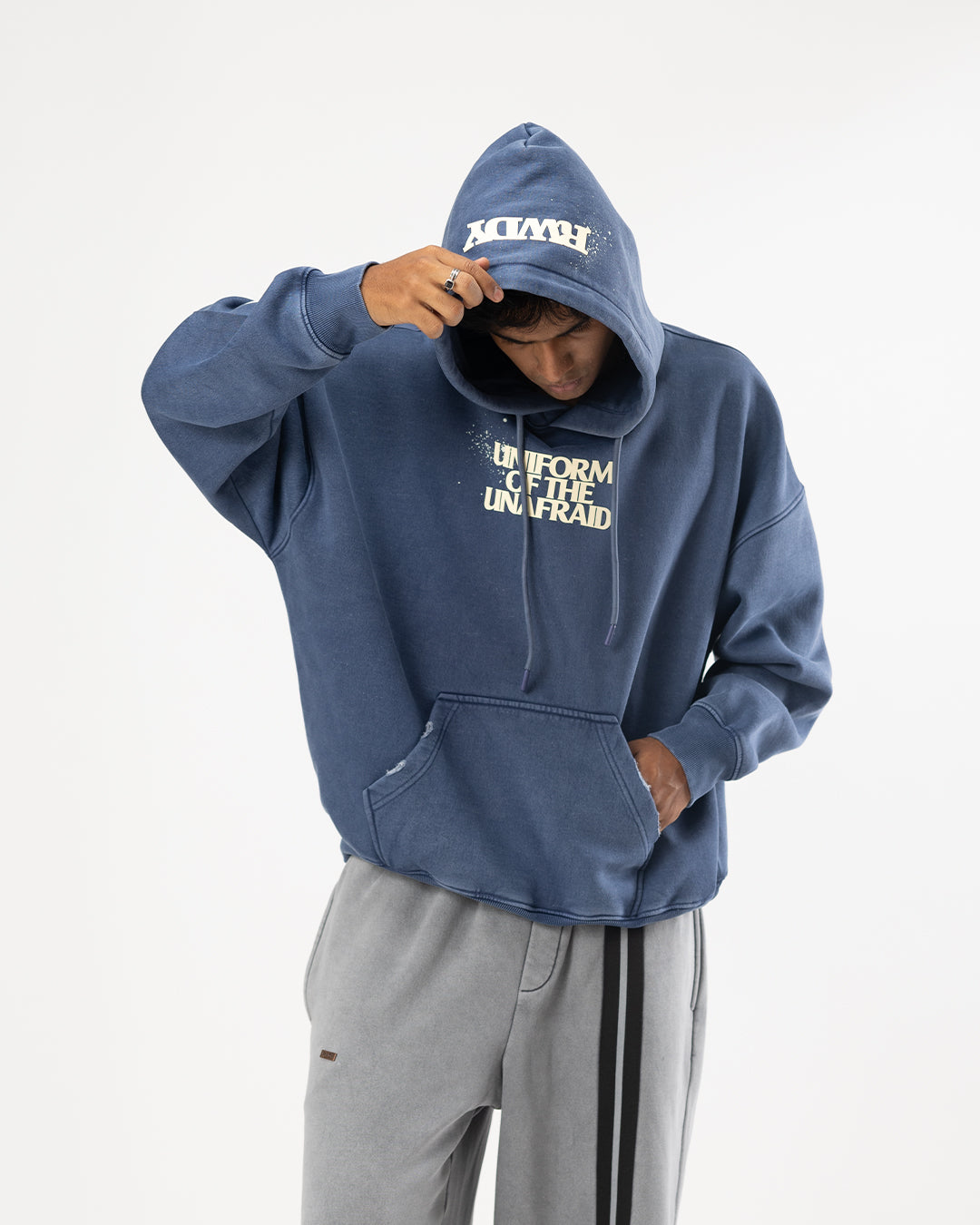 RWDY WASHED OVERSIZED HOODIE