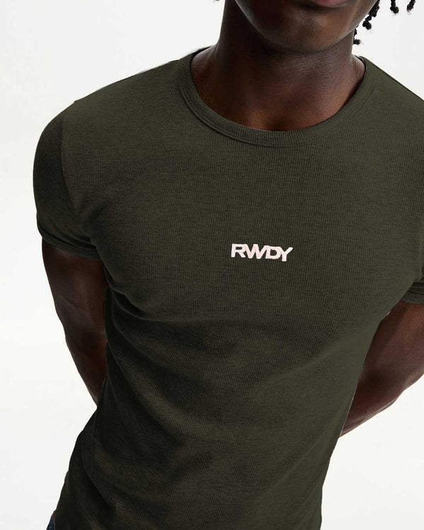 RWDY GANGSTER MUSCLE TEE in Combat Khaki