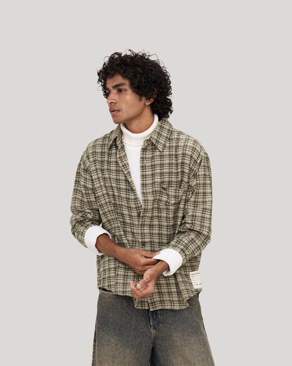 COLD FRONT FLANNEL | SAGE CHECK