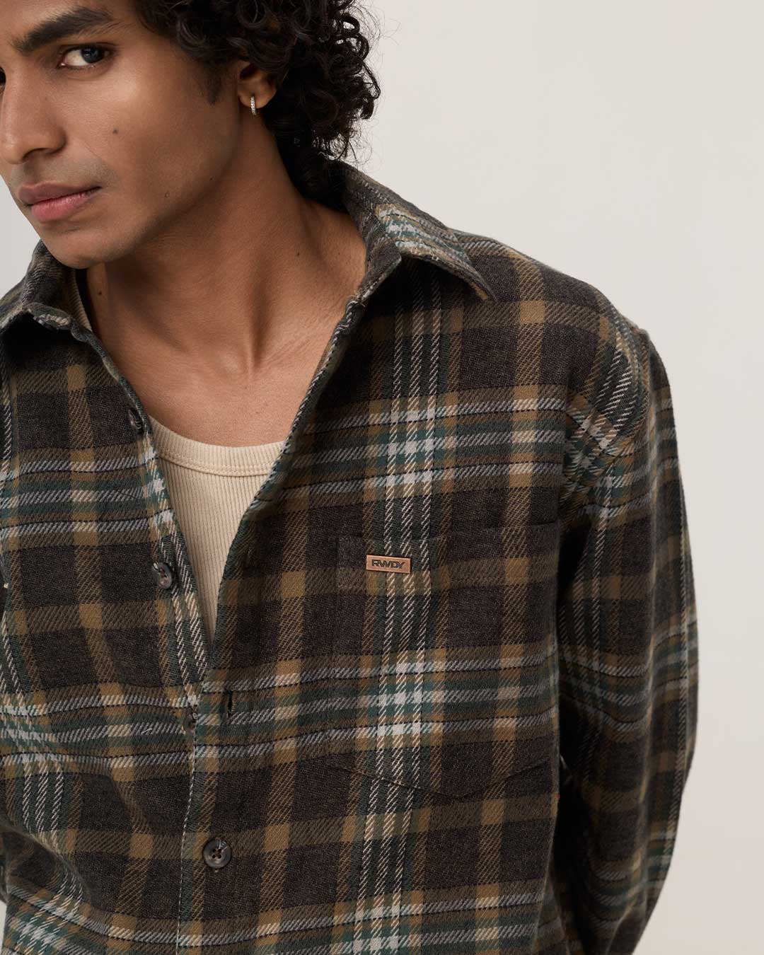 COLD FRONT FLANNEL | FOREST CHECK