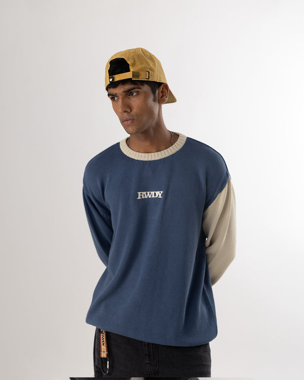 RWDY BLOCK KNIT SWEATER