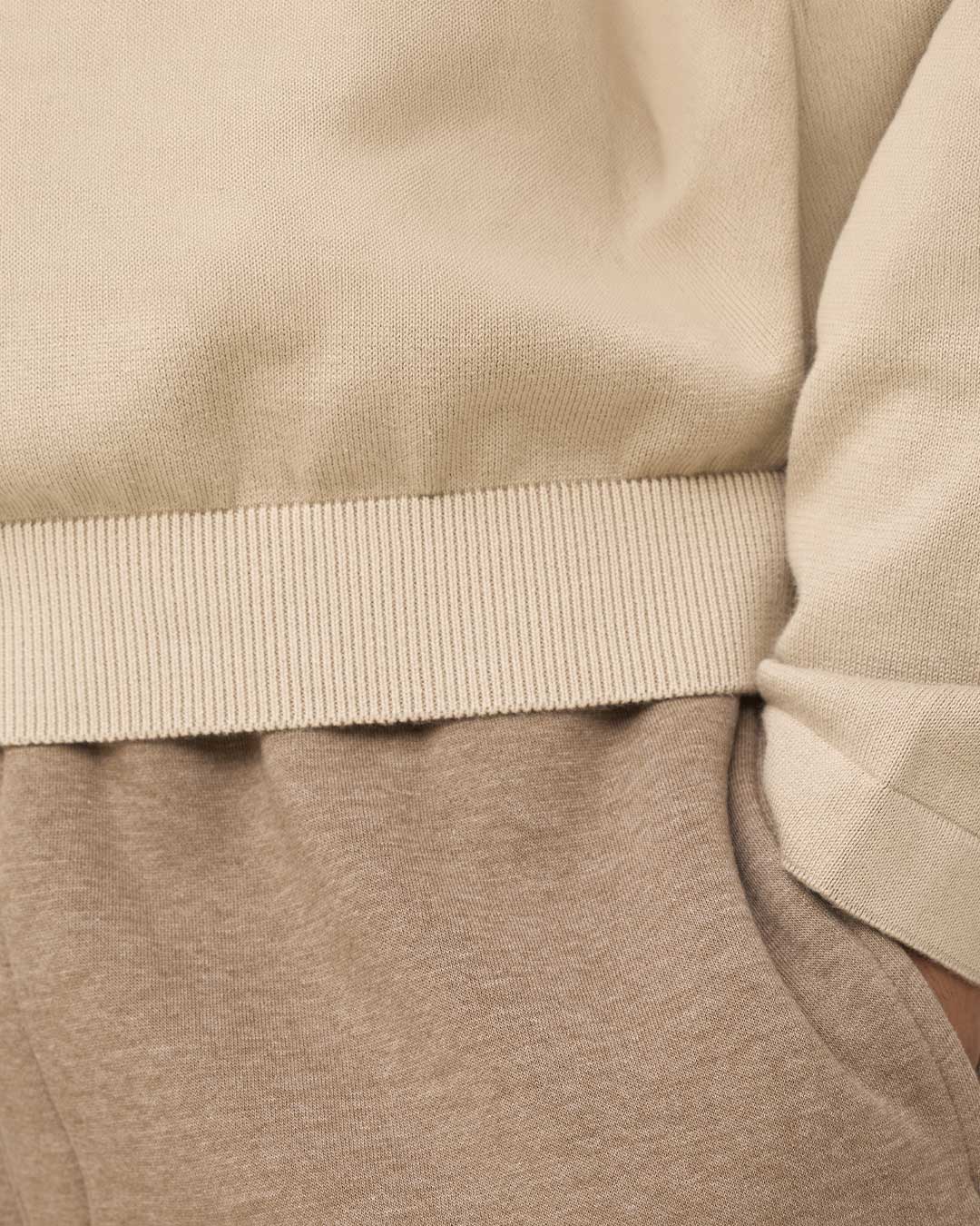 RWDY GRAIN HENLEY FULL SLEEVE | IVORY