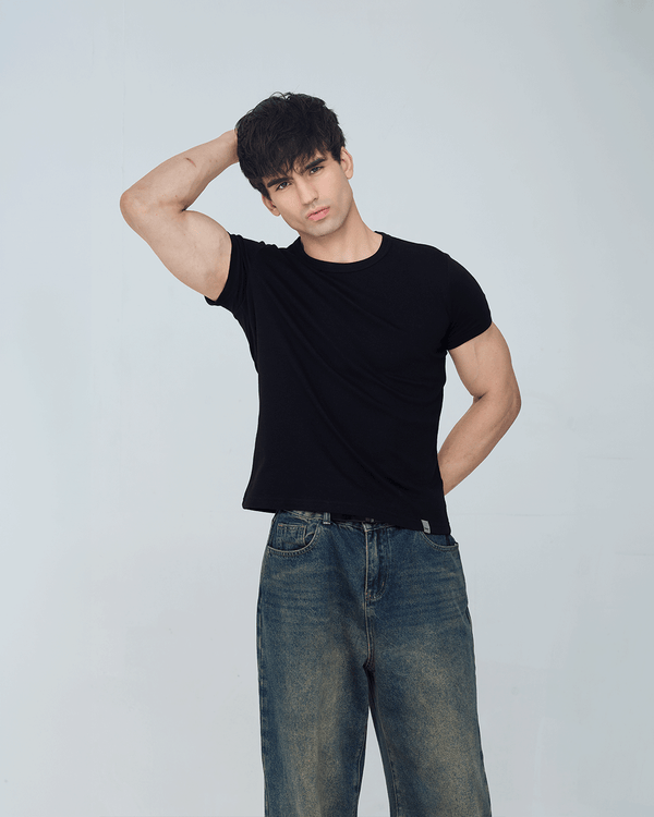 RWDY DUSKLINE MUSCLE TEE | BLACK