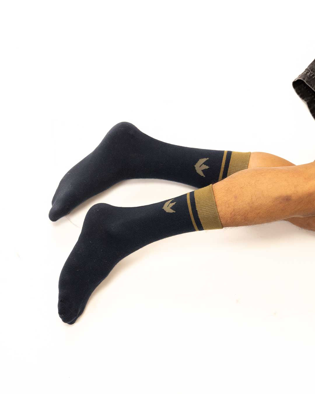 RWDY CREW SOCKS MIDNIGHT MOSS