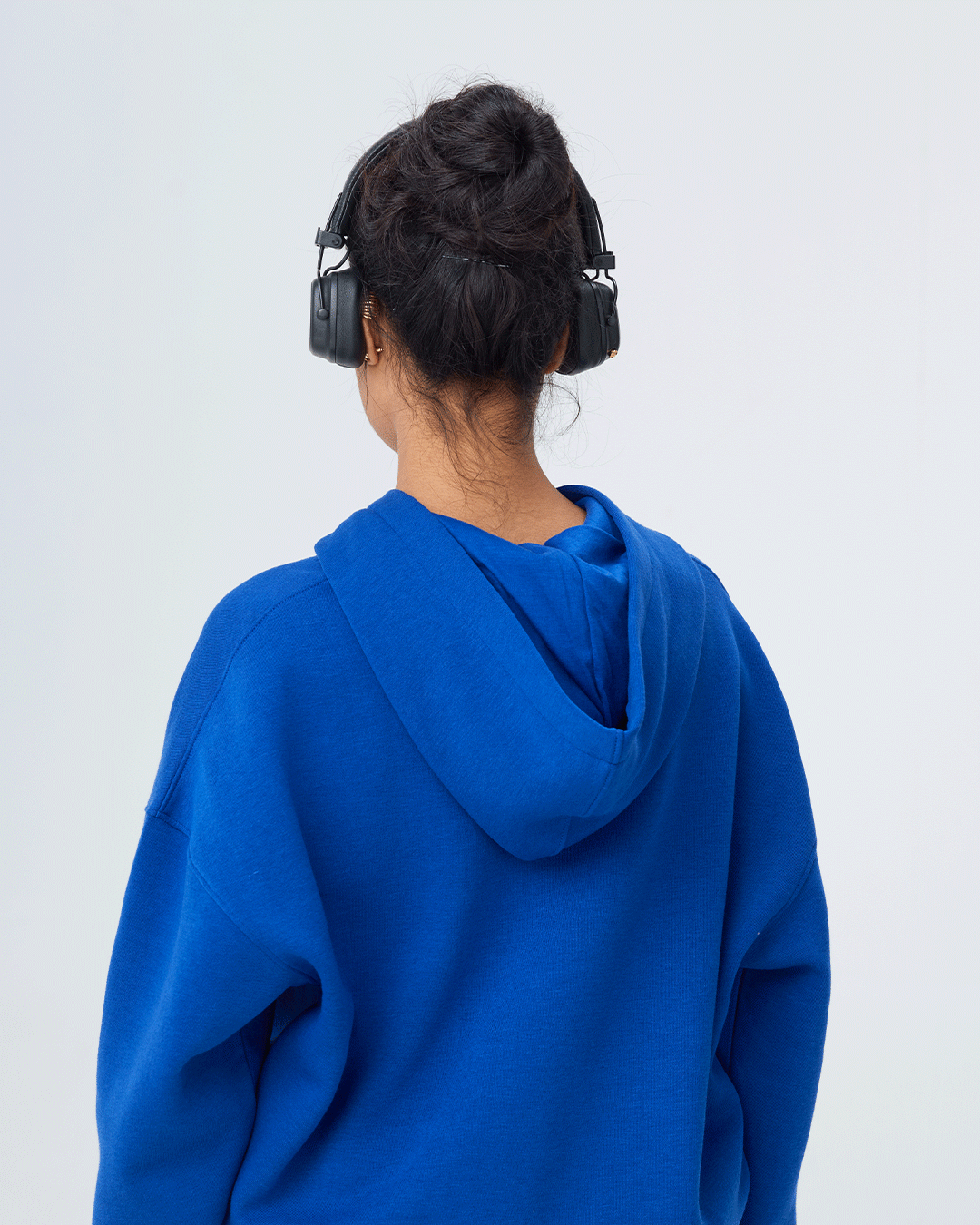 RWDY Curfew Varsity Hoodie in Royal Blue
