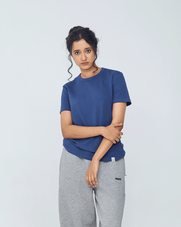 RWDY Duskline Muscle Tee in Storm Blue