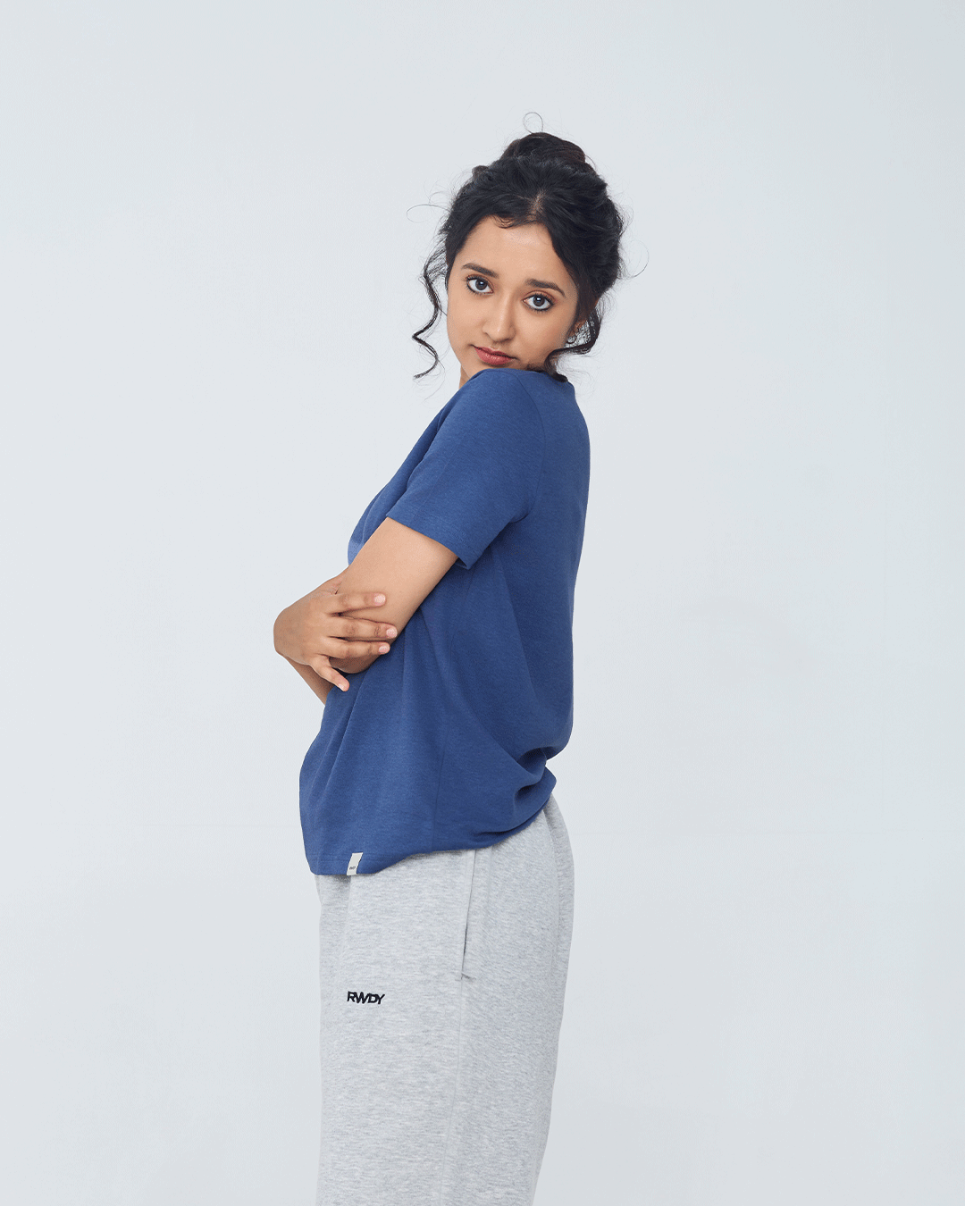 RWDY Duskline Muscle Tee in Storm Blue
