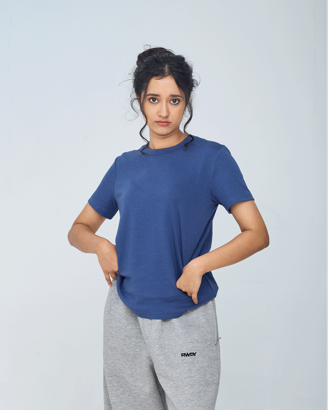 RWDY Duskline Muscle Tee in Storm Blue