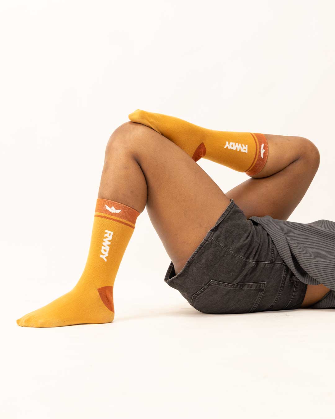RWDY CREW SOCKS DESERT GOLD