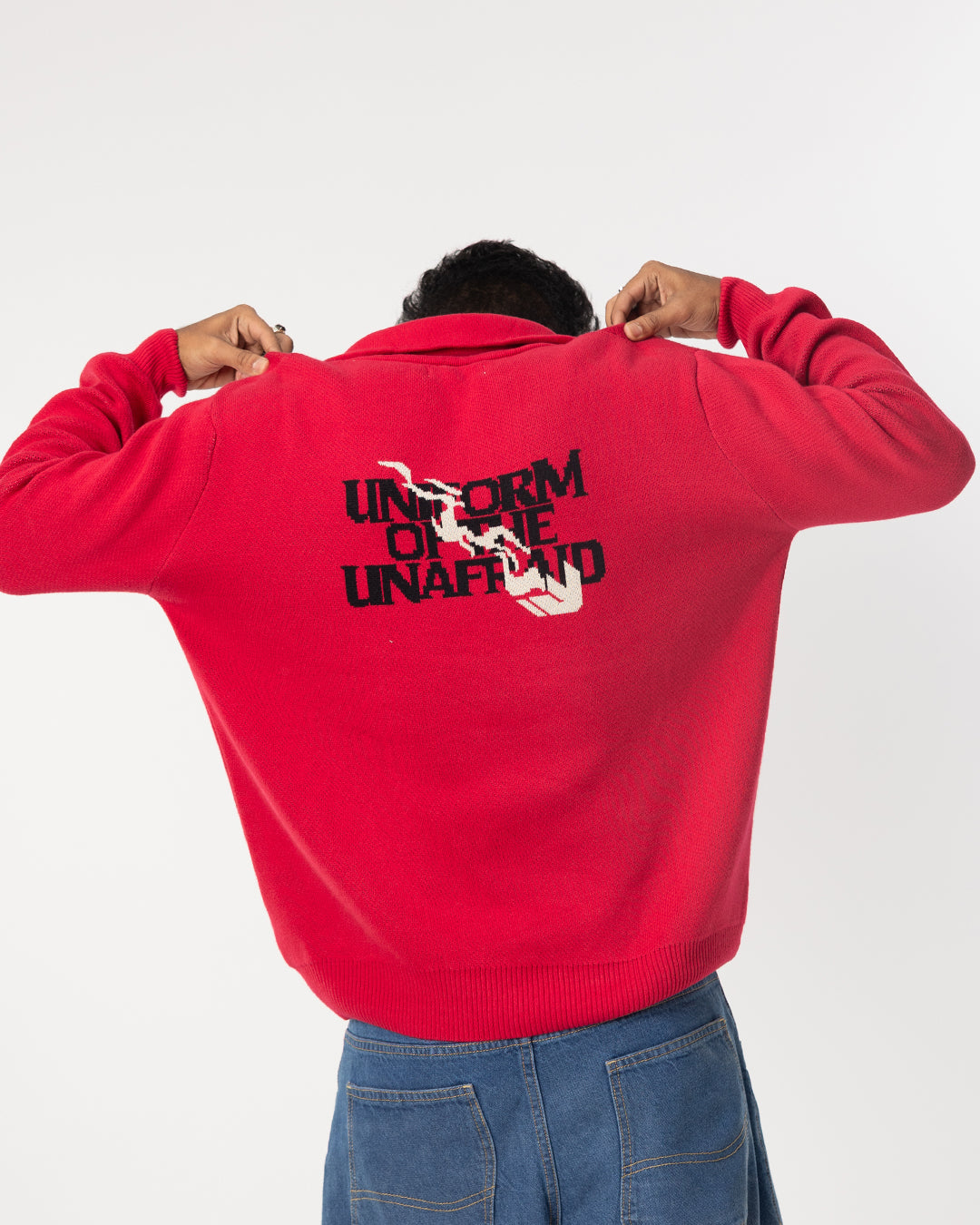 RWDY HALF ZIP KNIT SWEATER