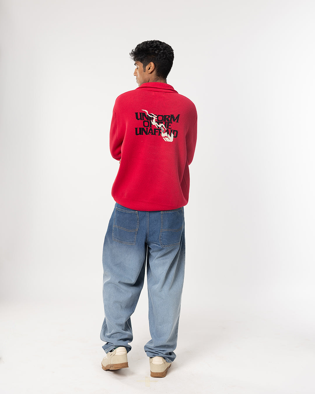 RWDY HALF ZIP KNIT SWEATER